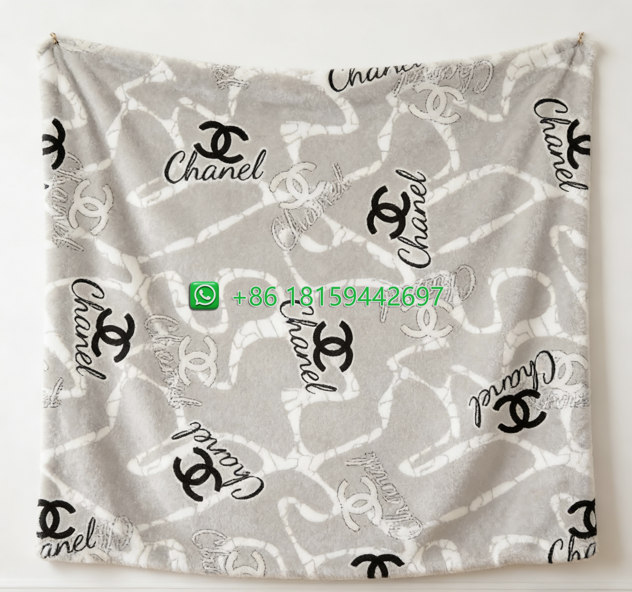 Chanel Throw Blankets